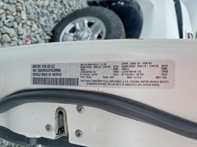 2023 RAM 2500 TRADESMAN 12