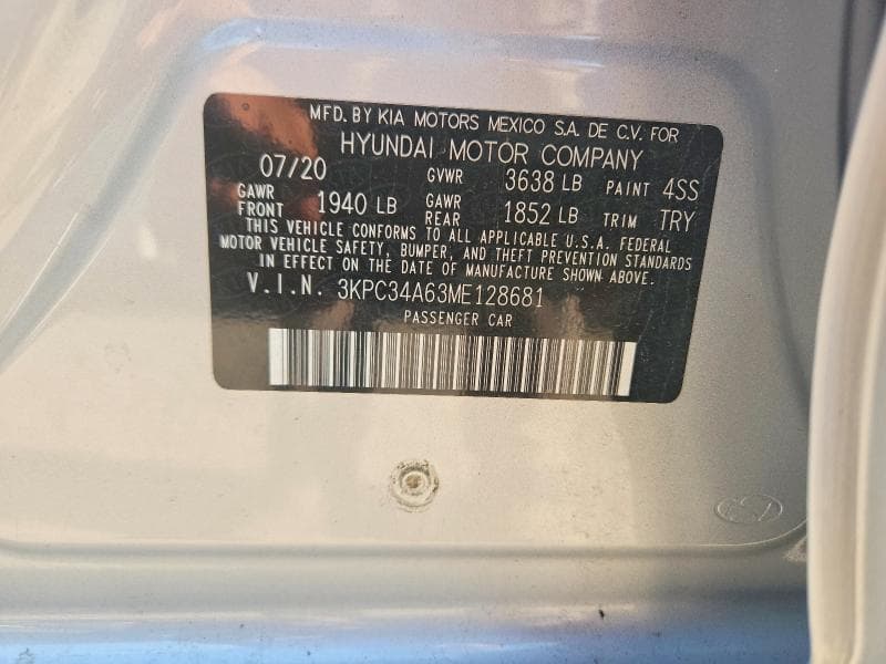 2021 HYUNDAI ACCENT LIMITED 12