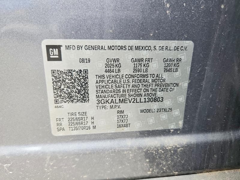 2020 GMC TERRAIN SLE 12