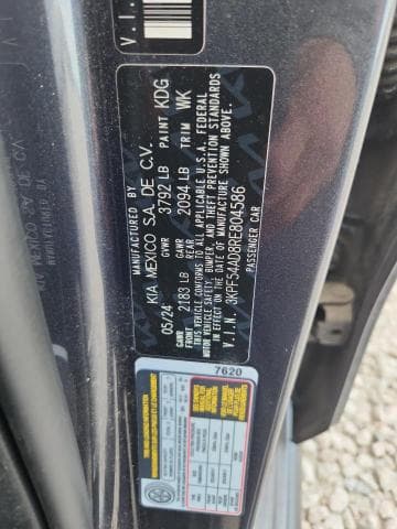 2024 KIA FORTE GT LINE 12