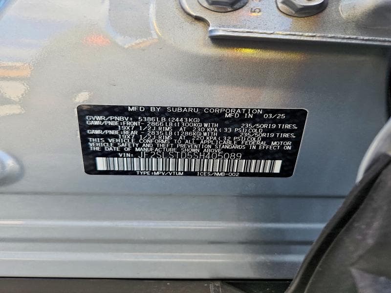 2025 SUBARU FORESTER TOURING 13
