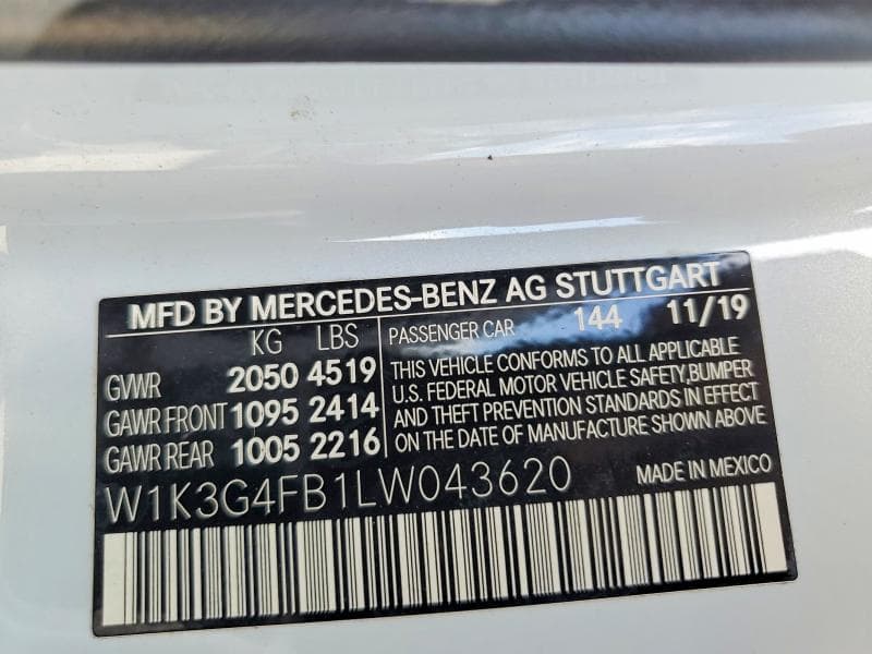 2020 MERCEDES-BENZ A 220 4MATIC 12