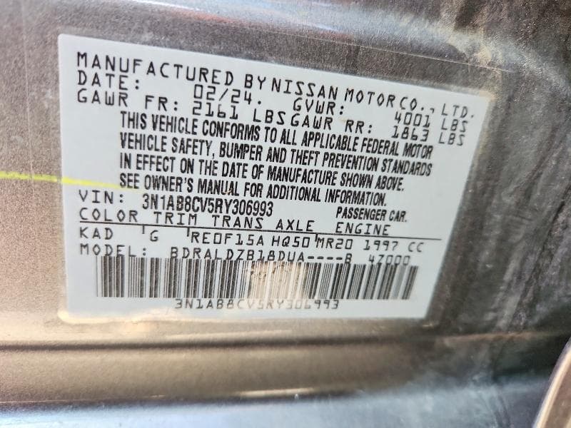 2024 NISSAN SENTRA SV 12
