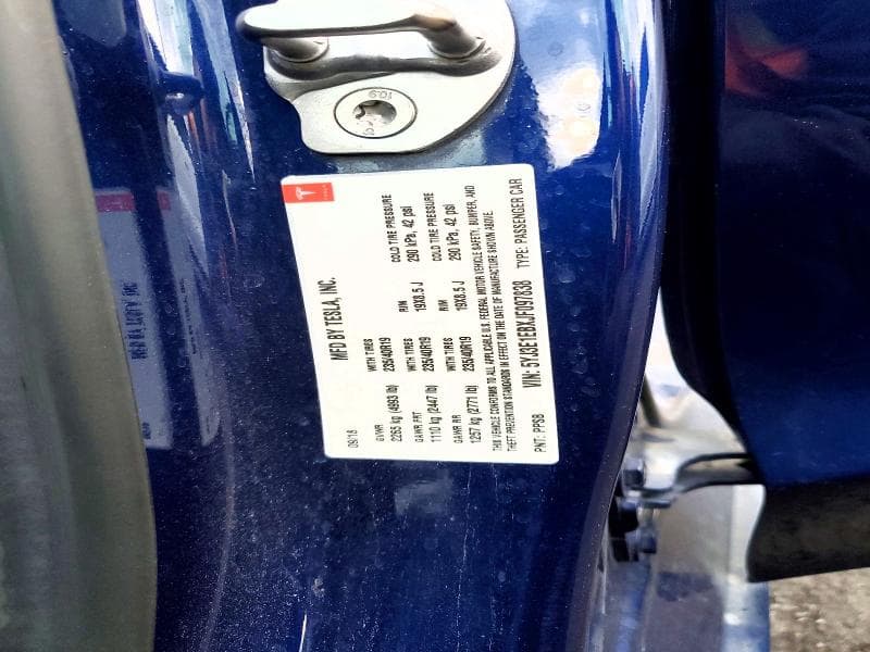 2018 TESLA MODEL 3 12