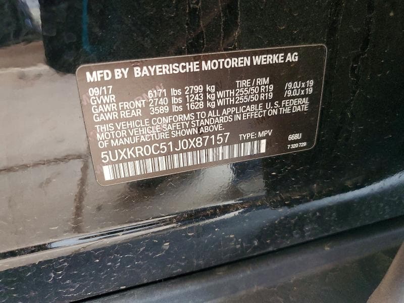 2018 BMW X5 XDRIVE35I 13