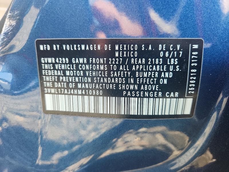 2017 VOLKSWAGEN JETTA SEL 12