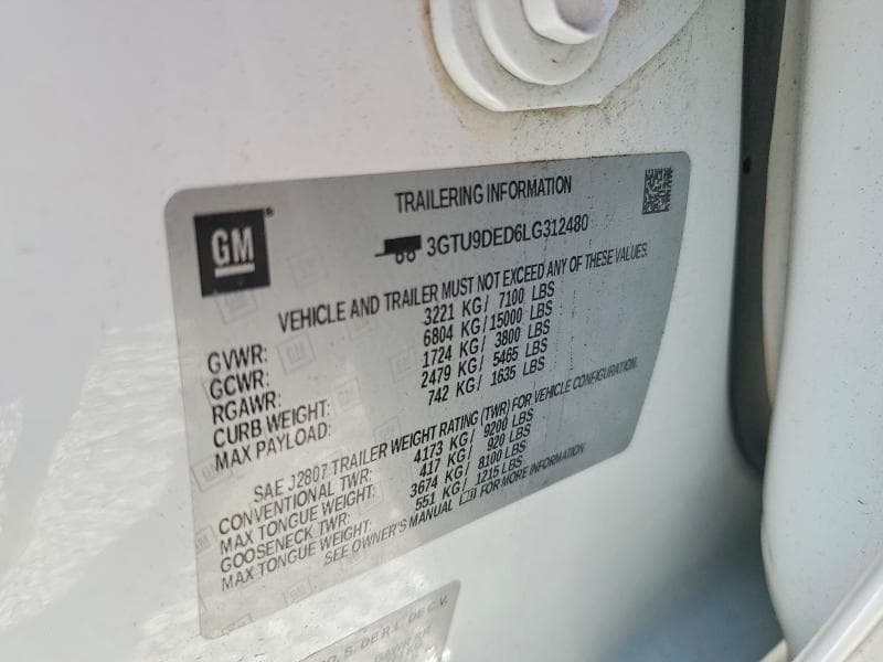 2020 GMC SIERRA K1500 SLT 12