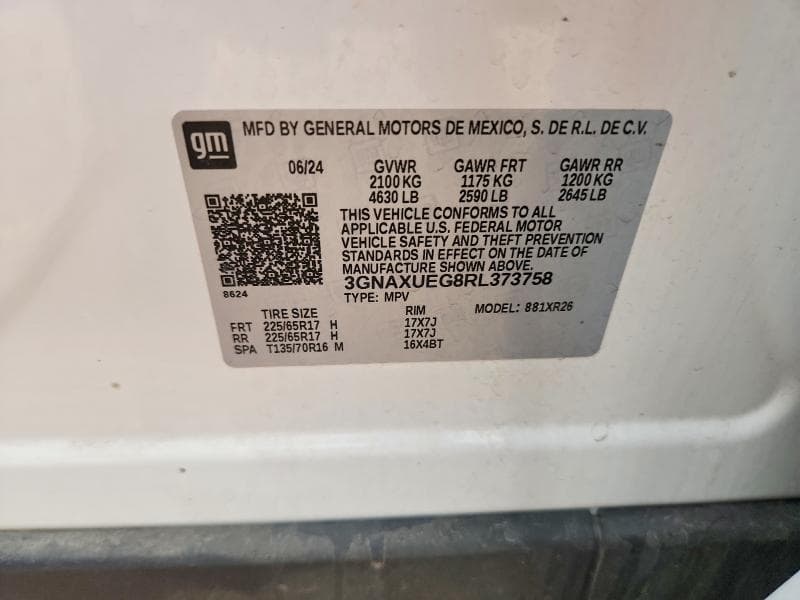 2024 CHEVROLET EQUINOX LT 12