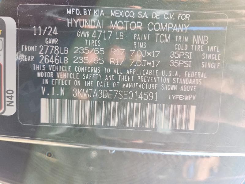 2025 HYUNDAI TUCSON SE 12