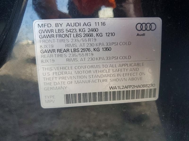 2017 AUDI Q5 PREMIUM PLUS 13