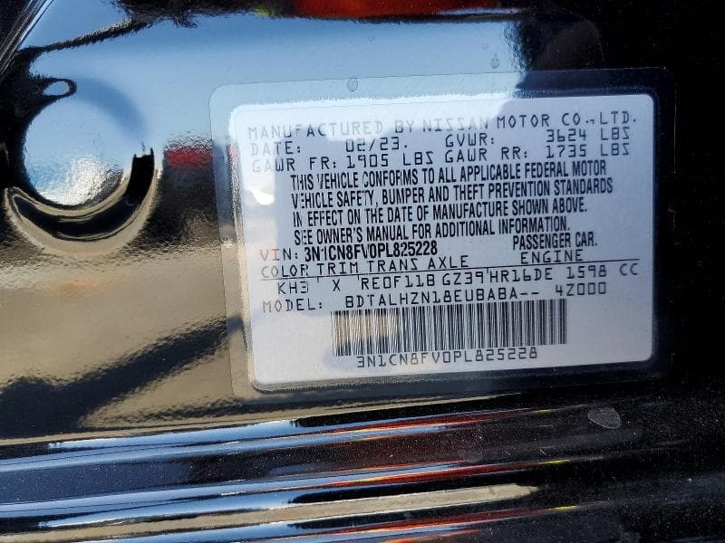 2023 NISSAN VERSA SR 12