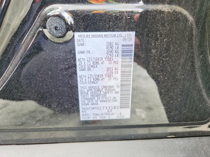 2020 NISSAN ROGUE SL 12