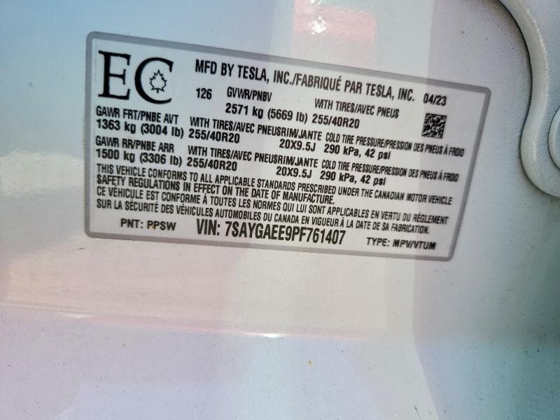 2023 TESLA MODEL Y 13
