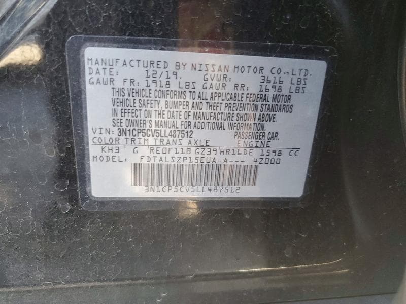 2020 NISSAN KICKS SV 13