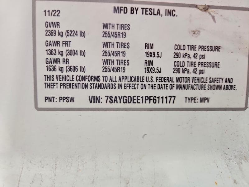 2023 TESLA MODEL Y 12