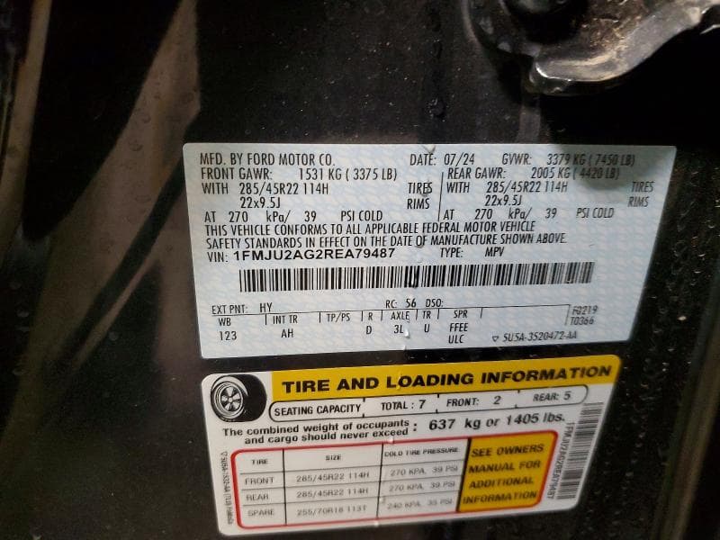 2024 FORD EXPEDITION LIMITED 14