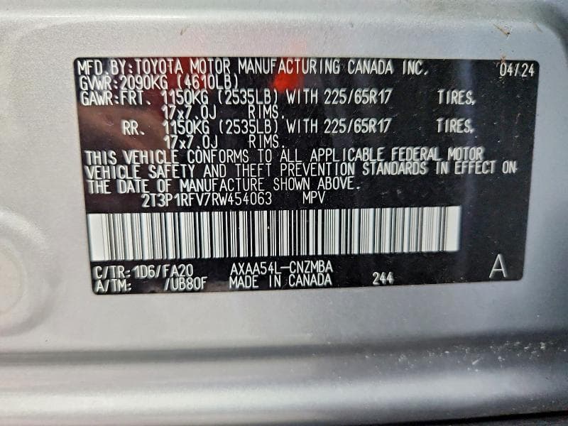 2024 TOYOTA RAV4 XLE 14