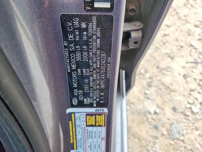 2018 KIA FORTE S 12
