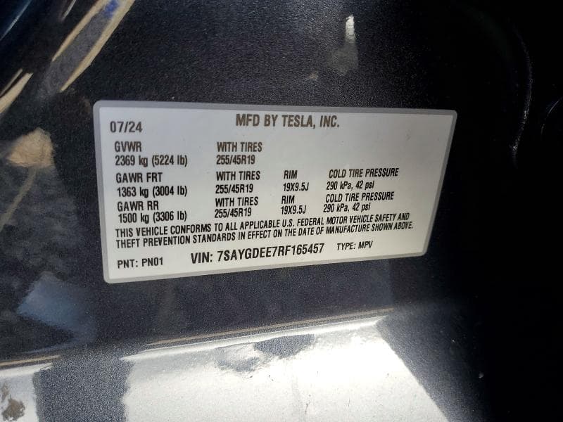 2024 TESLA MODEL Y 12
