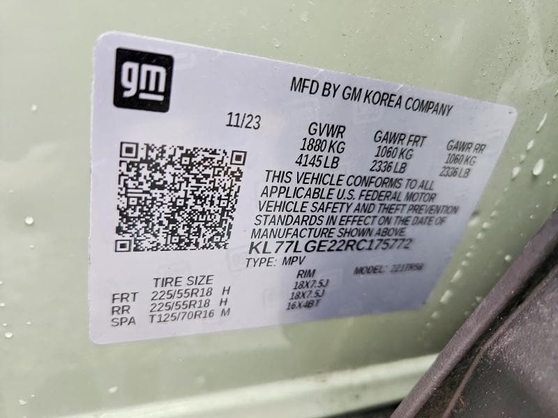 2024 CHEVROLET TRAX 1RS 13