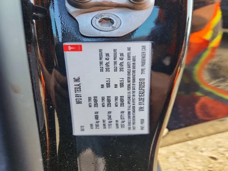2018 TESLA MODEL 3 13