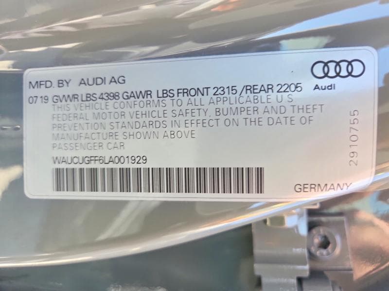 2020 AUDI A3 PREMIUM PLUS 13