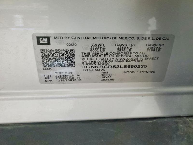 2020 CHEVROLET BLAZER 2LT 12
