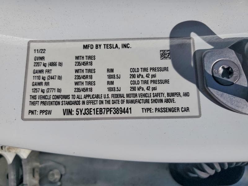 2023 TESLA MODEL 3 13