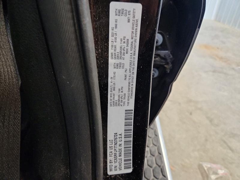 2026 RAM 1500 LARAMIE 12