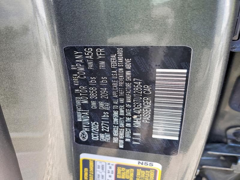 2026 HYUNDAI ELANTRA SE 12