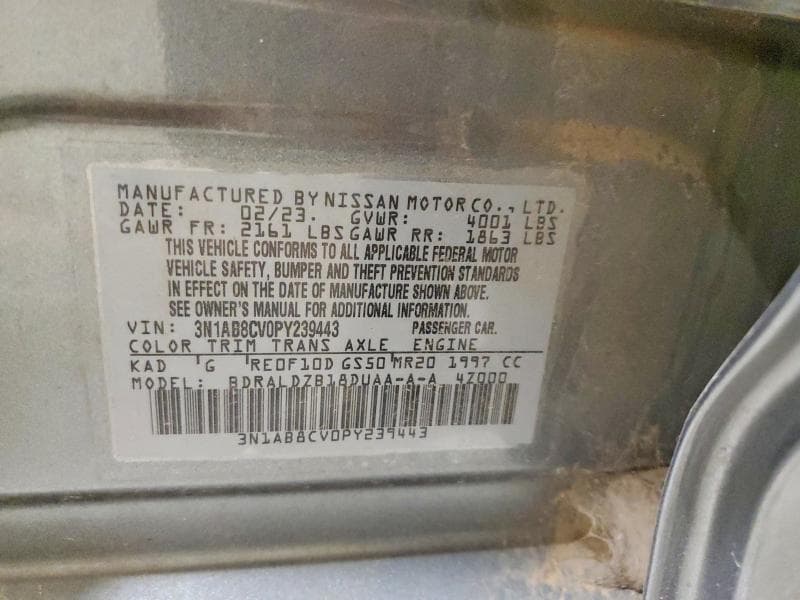 2023 NISSAN SENTRA SV 13