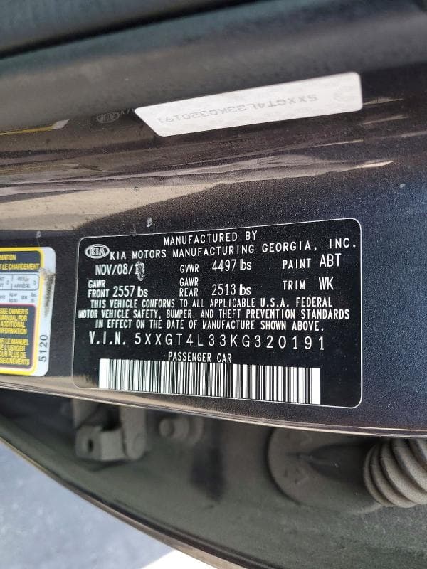2019 KIA OPTIMA LX 12