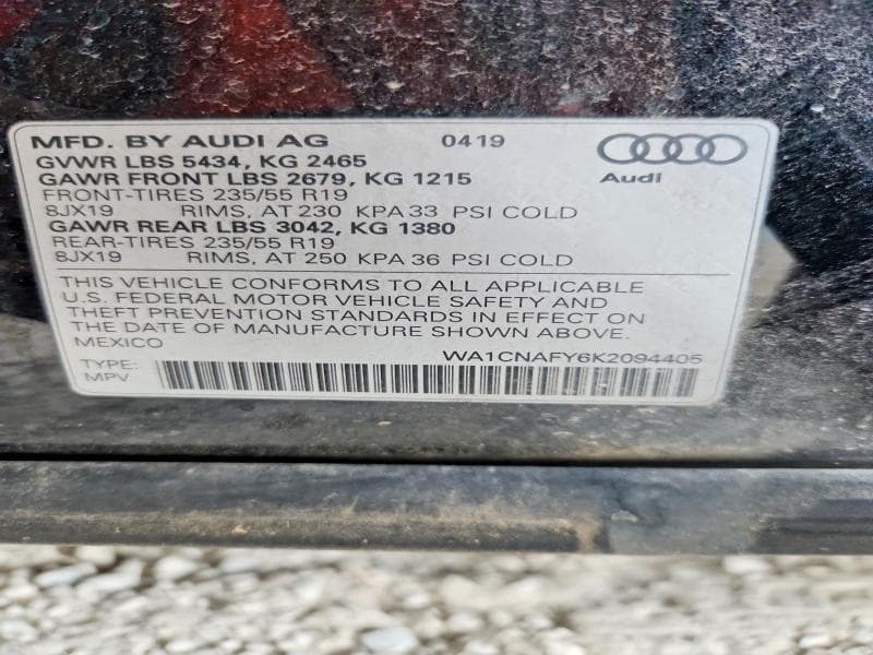 2019 AUDI Q5 PRESTIGE 13