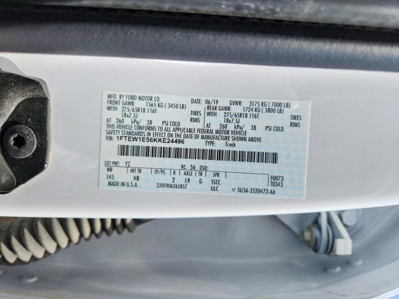 2019 FORD F-150 13