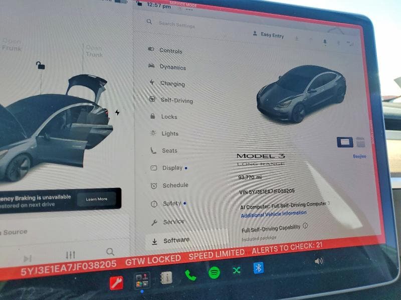 2018 TESLA MODEL 3 9
