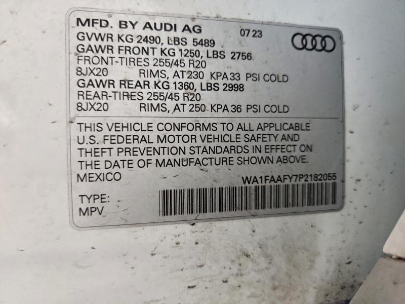 2023 AUDI Q5 PRESTIGE 45 13