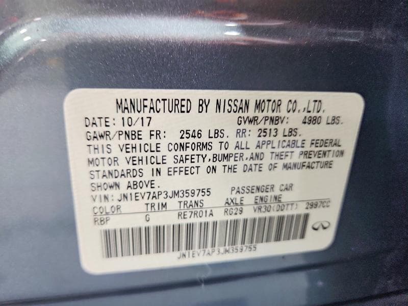 2018 INFINITI Q50 3.0T SPORT 13