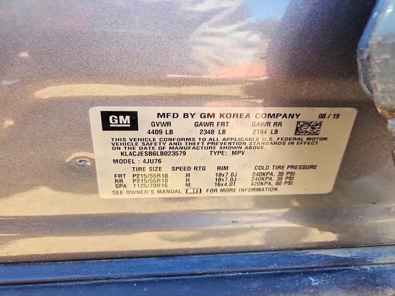 2020 BUICK ENCORE PREFERRED 12