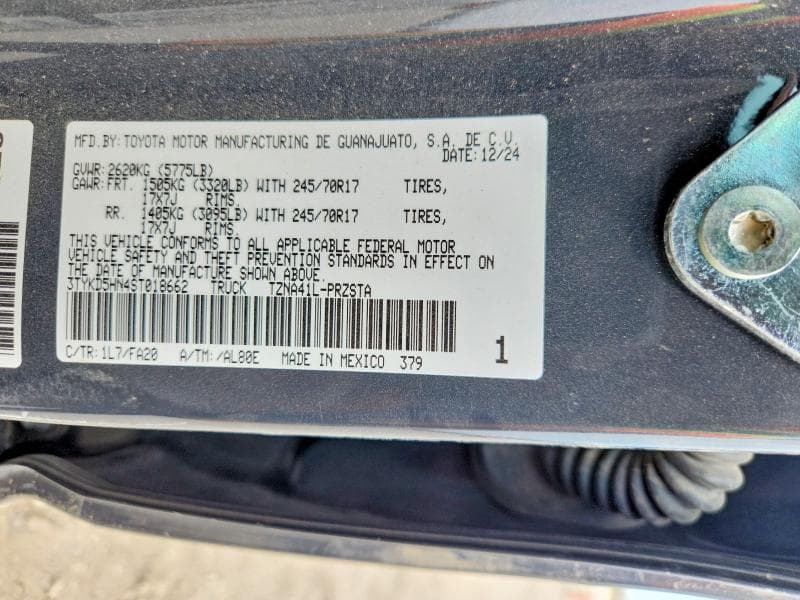 2025 TOYOTA TACOMA SR 12