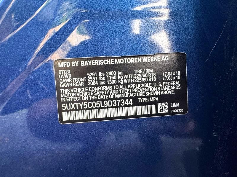 2020 BMW X3 XDRIVE30I 14