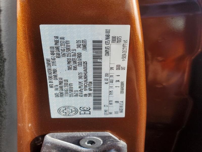 2017 FORD ESCAPE TITANIUM 13