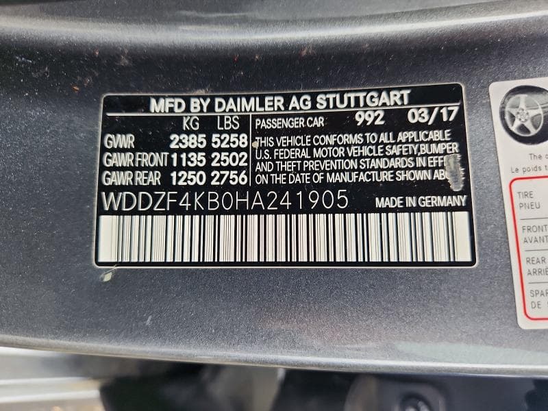 2017 MERCEDES-BENZ E 300 4MATIC 12