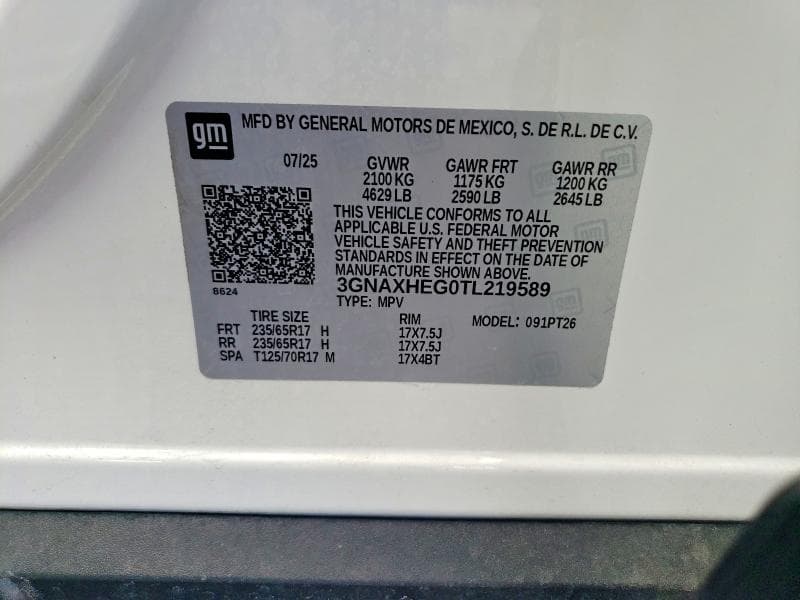 2026 CHEVROLET EQUINOX LT 12