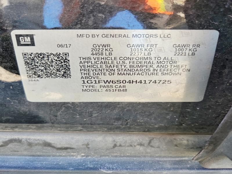 2017 CHEVROLET BOLT EV LT 12