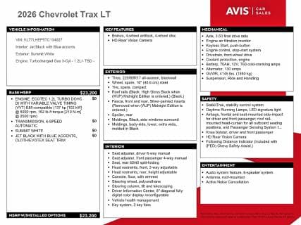 2026 CHEVROLET TRAX 1LT 13