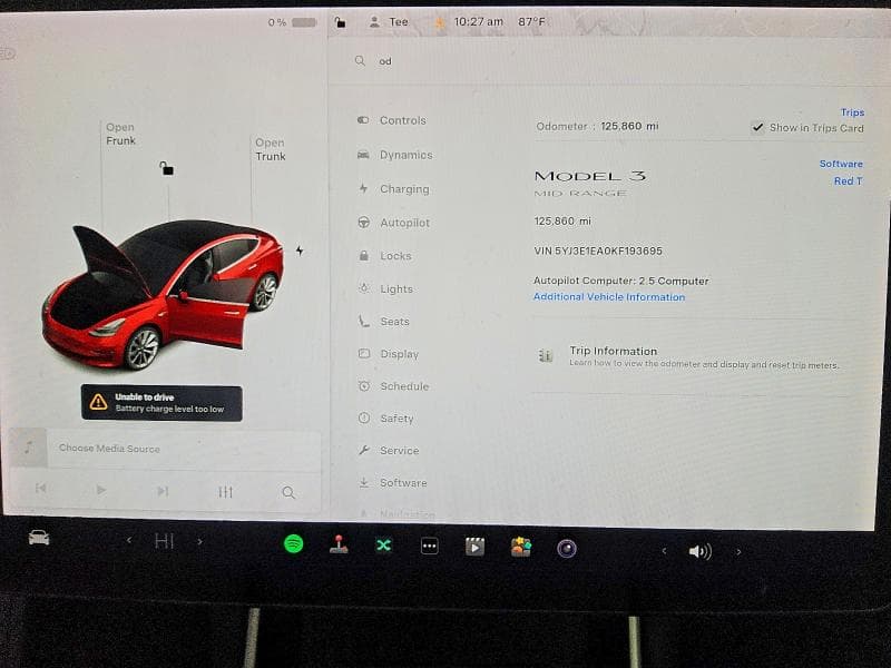 2019 TESLA MODEL 3 9