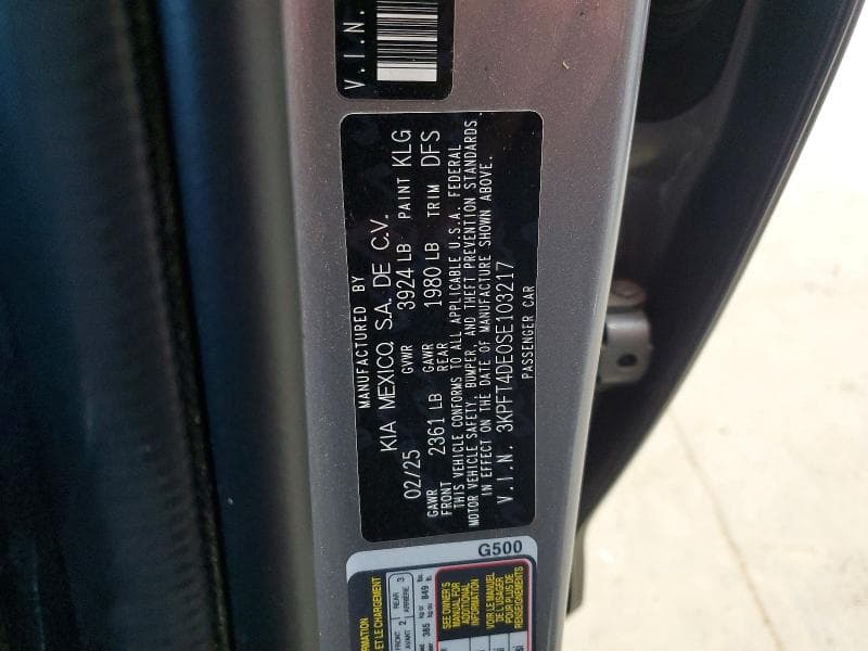 2025 KIA K4 LXS 12