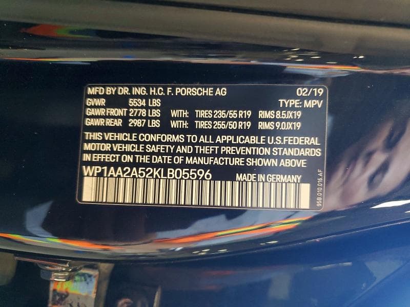 2019 PORSCHE MACAN 13