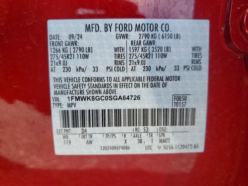 2025 FORD EXPLORER ST 13