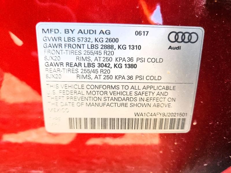 2018 AUDI SQ5 PRESTIGE 13